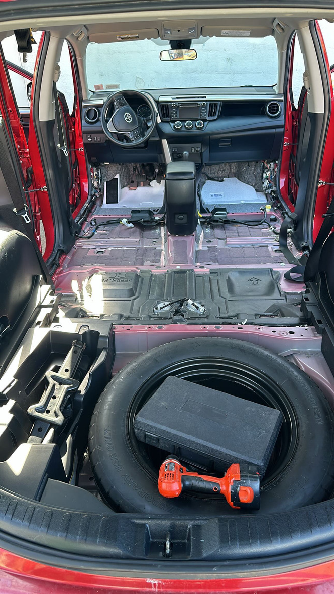 Car detailing transformation - before and after